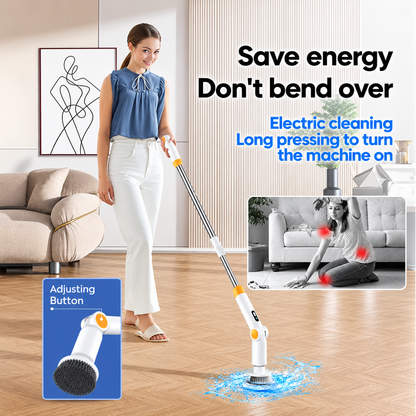 Elvomi™  8-in-1 Electric Spin Scrubber
