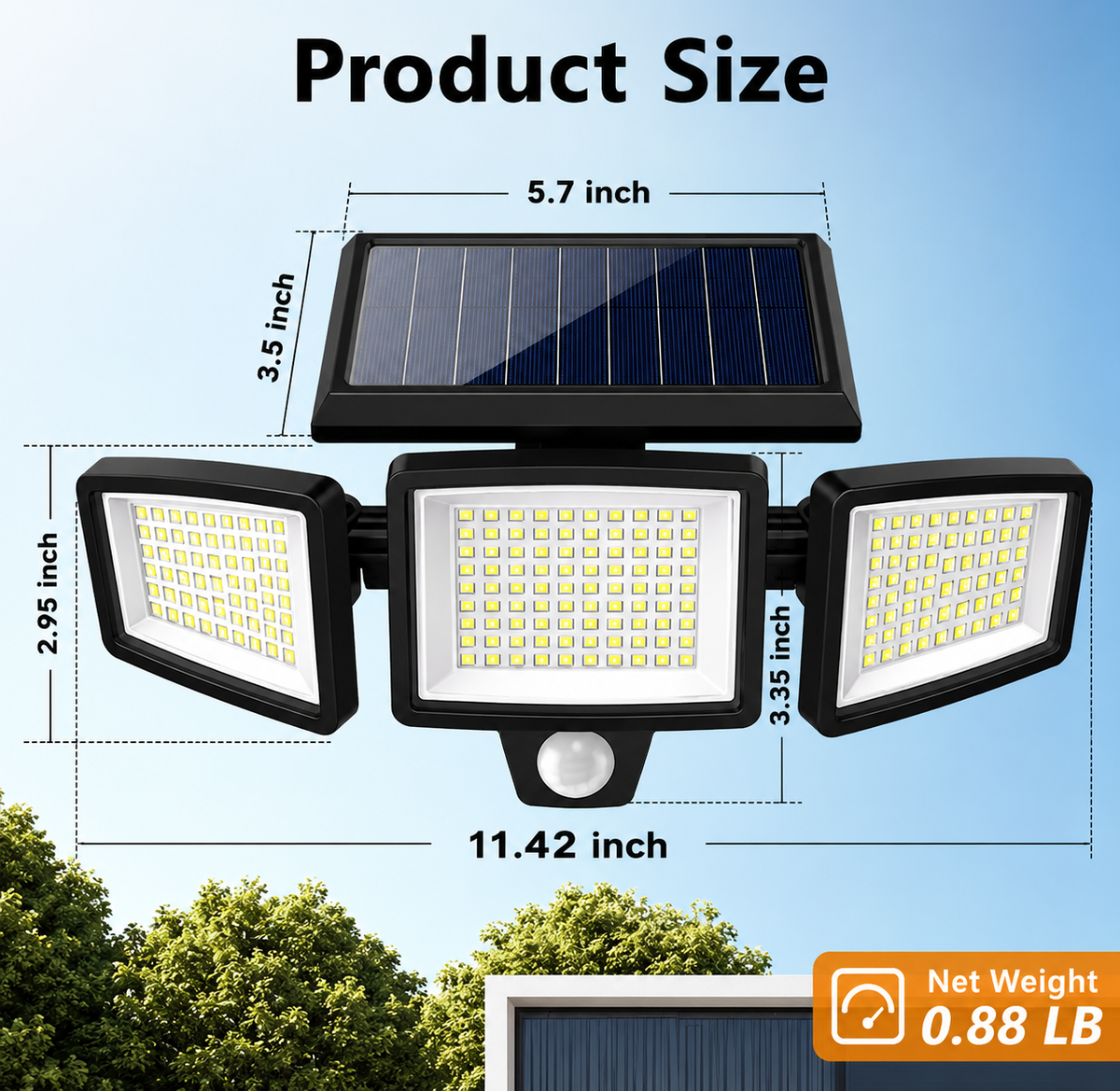 Elvomi™ Solar Security Light
