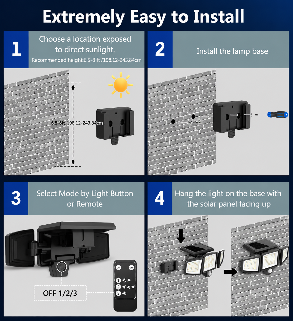 Elvomi™ Solar Security Light