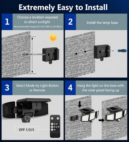 Elvomi™ Solar Security Light