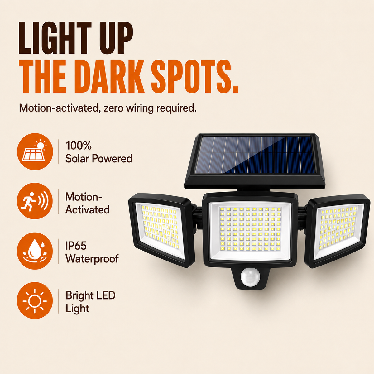 Elvomi™ Solar Security Light