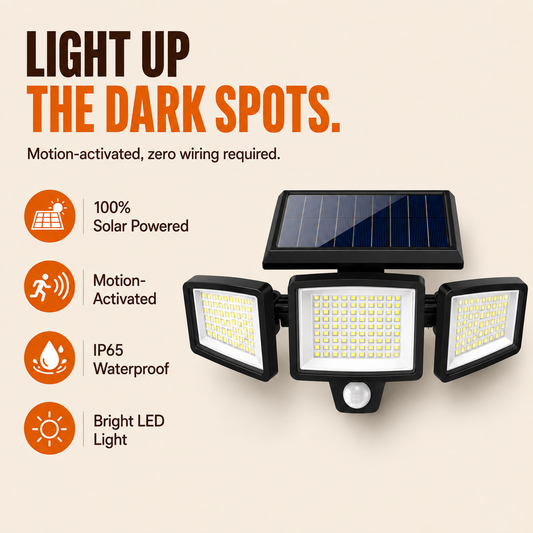 Elvomi™ Solar Security Light